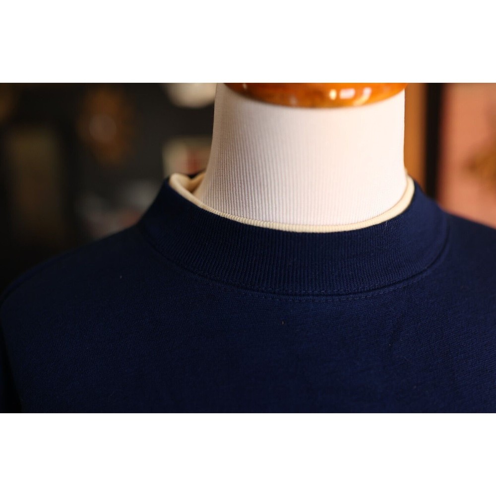 Vintage Premier International Woman's Elk/ Bear Patches Blue Sweater S - Picture 13 of 14